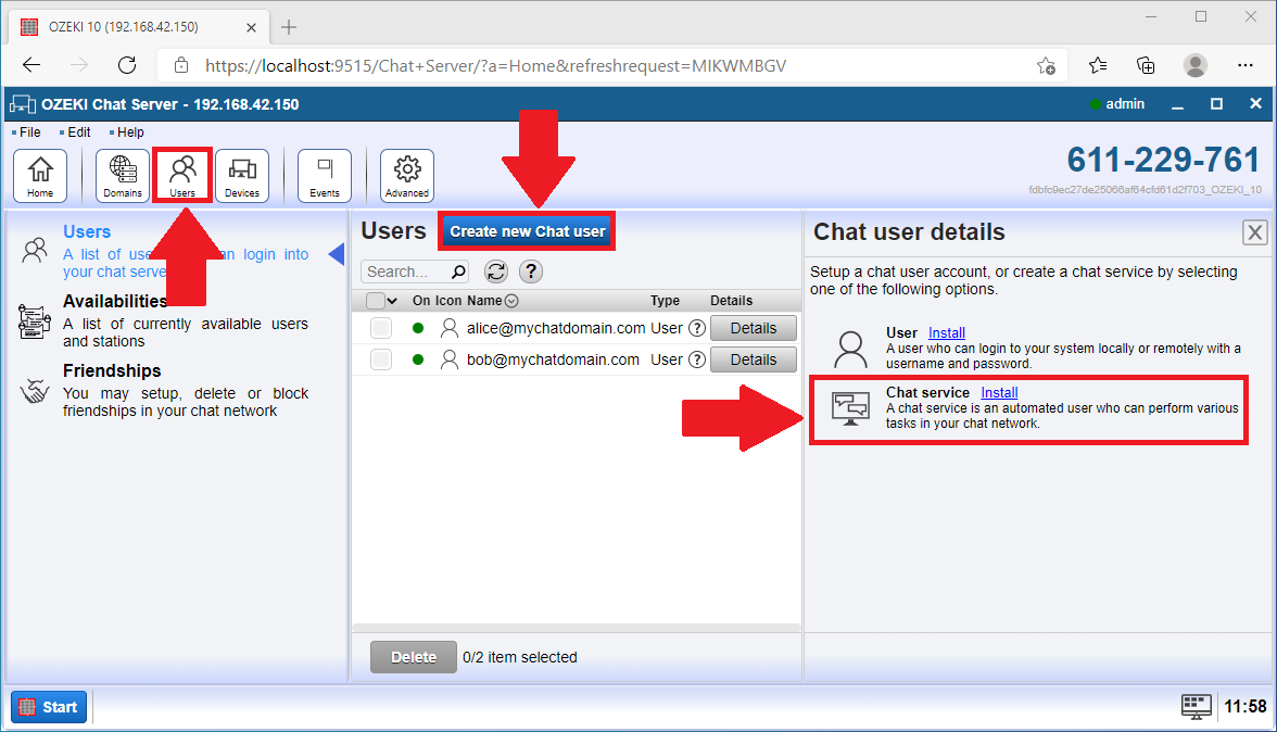 install-chat-service